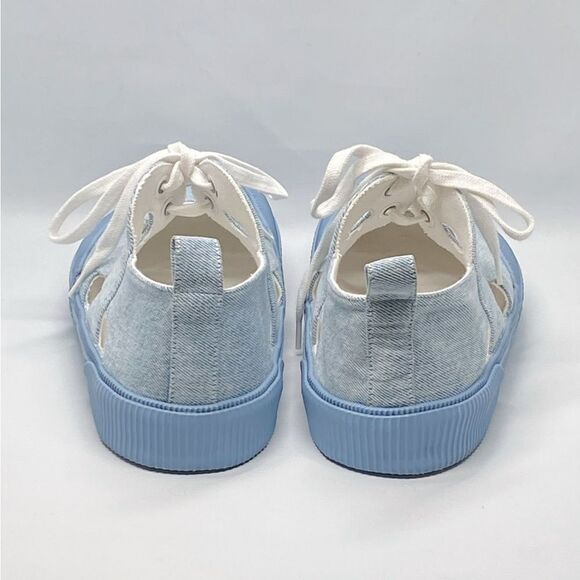 Loewe Cut-Out Platform Denim Sneakers size 39 - Picture 8 of 14